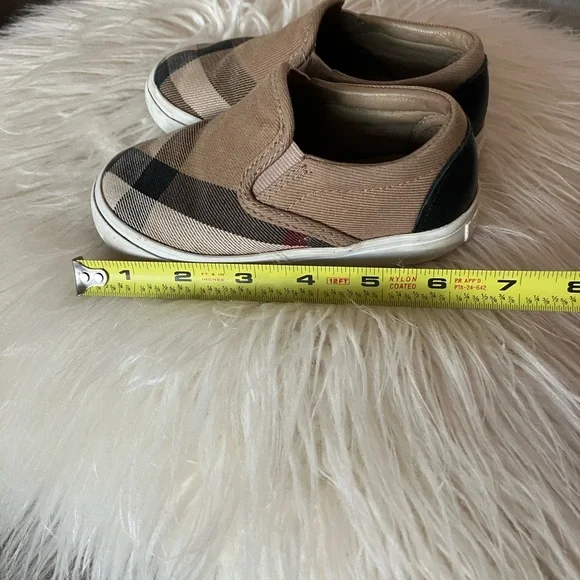 Burberry Kids Slip-On Shoes - Tan and Black - Picture 2 of 4